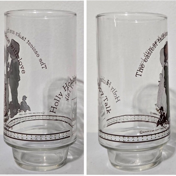 Vintage Holly Hobbie Cup Happy Talk Glass Limited Edition Coca-Cola - Picture 5 of 15